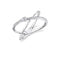 Split Shank X Diamond Ring - 1
